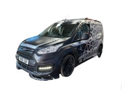 MODIFIED MARVEL: FORD TRANSIT CONNECT 200, WOW-WORTHY SILVER PANEL VAN