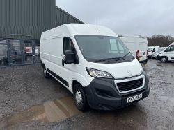 WHITE WONDER: 70 PLATE PEUGEOT BOXER PANEL VAN