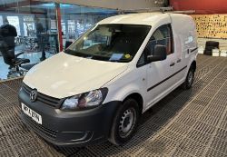 RELIABLE 2014 VW CADDY C20 STARTLINE: MECHANICALLY SOUND PANEL VAN >>--NO VAT ON HAMMER--<<