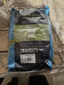 234X BOSTIK J115 FLEXIBLE SMOOTH FINISH GROUT BLACK 5KG
