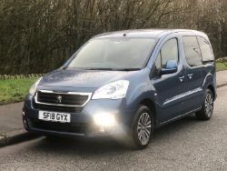 ACCESSIBLE FREEDOM: 2018 PEUGEOT PARTNER WHEELCHAIR VEHICLE >>--NO VAT ON HAMMER--<<