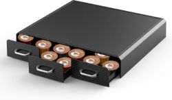 ONE FULL PALLET OF BLACK HALTER SINGLE SERVE K CUP STORAGE HEAT RESISTANT COFFEE POD HOLDER DRAWER