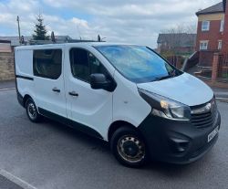2016 VAUXHALL VIVARO CDTI 6 SEATER FACTORY DOUBLE CAB