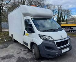 2017 PEUGEOT BOXER LWB LOW LOADER BOX WITH TAIL LIFT (SPARES OR REPAIRS)