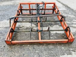 MOULTON FLAT 8 BALE HANDLER WITH MANITOU BRACKETS