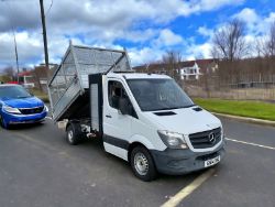 2014 MERCEDES-BENZ SPRINTER 313 TWIN TURBO ALUMINIUM CAGE 10FT TIPPER TRUCK