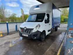 2018 RENAULT MASTER DCI 135 CURTAIN SIDEK TRACK BARN