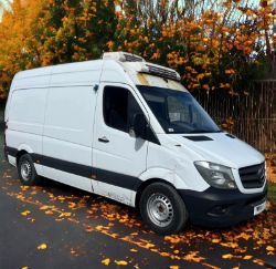 **SPARES OR REPAIRS** 2017 MERCEDES-BENZ SPRINTER 314 CDI MWB FRIDGE VANS