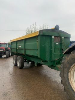 RICHARD WESTERN SF14 GRAIN TRAILER WITH ROLLOVER SHEET