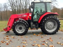 2005 MASSEY FERGUSON 6455 LOADER TRACTOR - POWERFUL PERFORMANCE, VERSATILE FEATURES!