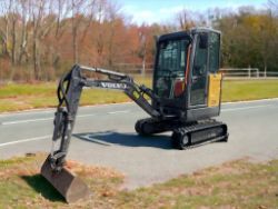 VOLVO EC18E MINI EXCAVATOR YEAR 2019
