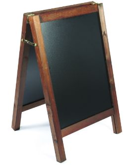 1 PALLET OF HEAVY DUTY CHALKBOARD AFRAMES (QTY 17)