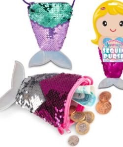100 X NEW MERMAID SEQUIN PURSE