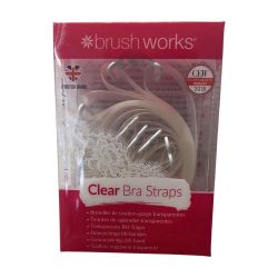 250 X NEW BW CLEAR BRA STRAPS - 2 PAIRS