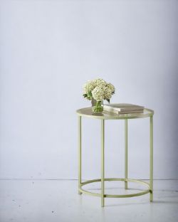 FREE DELIVERY - BRAND NEW VASAGLE ROUND SIDE TABLE, COFFEE TABLE, BEDSIDE TABLE, LGT020C01