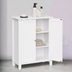 FREE DELIVERY - BRAND NEW VASAGLE FREESTANDING BATHROOM CABINET STORAGE
