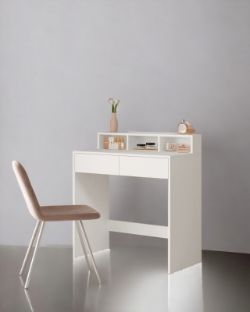 FREE DELIVERY - BRAND NEW VASAGLE DRESSING TABLE WITH LARGE RECTANGULAR MIRROR