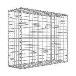 FREE DELIVERY - BRAND NEW GABION STONE BASKET GABION BASKET GALVANISED STEEL 100 X 80 X 30 CM