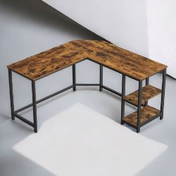 L-SHAPE COMPUTER DESK CORNER OFFICE WORKSTATION STUDY DESK