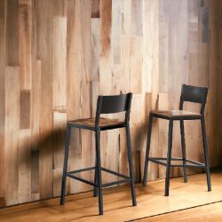 FREE DELIVERY - BRAND NEW BREAKFAST KITCHEN BAR STOOL SET OF 2 COUNTER CHAIRS