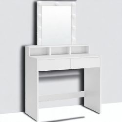 FREE DELIVERY - BRAND NEW DRESSING TABLE LED LIGHTS VANITY TABLE WITH MIRROR MAKEUP TABLE