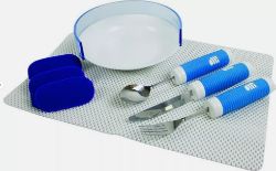 154 X NEW EASY GRIP DINNER SERVICE SET