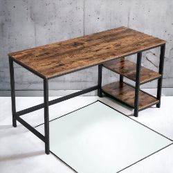 FREE DELIVERY - BRAND NEW VASAGLE COMPUTER DESK, WRITING DESK WITH 2 SHELVES