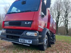 2007 DAF LF55 180 LEFT HAND DRIVE ROAD SWEEPER