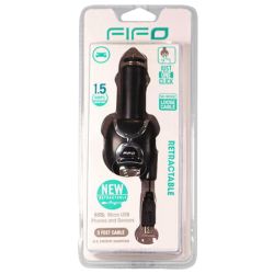 1000 X NEW RETRACTABLE CAR CHARGER - MICRO USB – 3FT CABLE