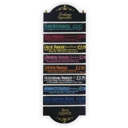 1 PALLET OF HANGING LADDER CHALKBOARDS