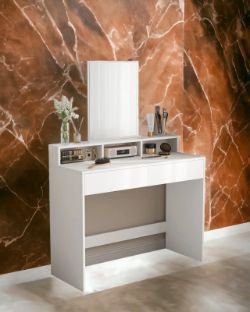 FREE DELIVERY - BRAND NEW DRESSING TABLE WITH LARGE MIRROR, VANITY TABLE MAKEUP