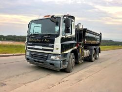 >>>SPECIAL CLEARANCE<<< 2008 DAF CF75 310 GRAB WAGON WITH PALFINGER EPSILON CRANE