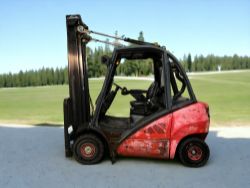 POWERFUL LINDE H25D DIESEL FORKLIFT - 2008 MODEL, LOW HOURS