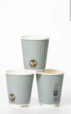 480 X DISPOSABLE COFFEE CUPS 12OZ CAFES CATERING VANS VENDING MACHINES