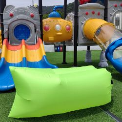 150 X LAZY OUTDOOR INFLATABLE SOFA LOUNGER CAMPING BEACH - GREEN