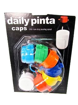 720 X 7 PC DAILY PINTA CAPS WITH SPOUT