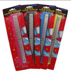 1440 X 3-HOLE PAPER PUNCH AST