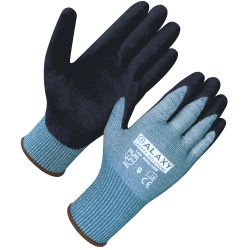 1700 X PAIRS OF CUT 3 LINER, SMOOTH,SANDY NITRILE PALM DOUBLE DIP COATING GLOVES (SIZE 7,8,9,10,11)