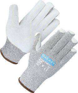 435 X PAIRS OF CUT 5 SEAMLESS LINER ENGINEERED YARN AND A REINFORCED LEATHER PALM GLOVES