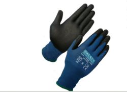 309 X PAIRS OF NYLON + SPANDEX LINER, T-TOUCH FLEX PALM COATING GLOVES (SIZE 7,8,9,10,11)