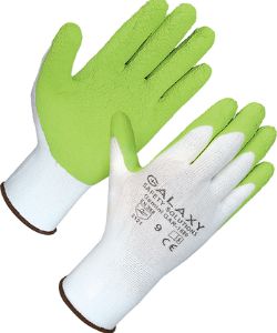 310 X PAIRS OF WHITE BAMBOO LINER, LAEX PALM COATIN GLOVES (SIZE 7,8,9,10,11)