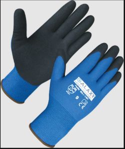 2258 X PAIRS OF NYLON + SPANDEX LINER SMOOTH & SANDY NITRILE PALM COATING GLOVES (SIZES 7,8,9,10)