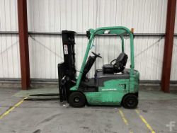 2005 MITSUBISHI ELECTRIC 4-WHEEL FORKLIFT FB16N**(INCLUDES CHARGER)**