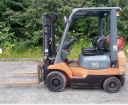 TOYOTA 7FGF18 FORKLIFT YEAR 2007