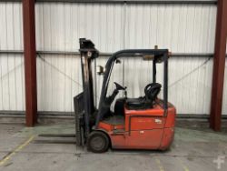 2012 HELI ELECTRIC 3-WHEEL FORKLIFT HFB315**(INCLUDES CHARGER)**