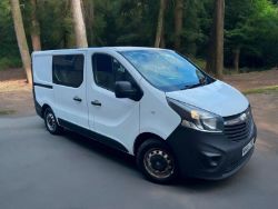VAUXHALL VIVARO CDTI 6 SEATER FACTORY DOUBLE CAB - 2016