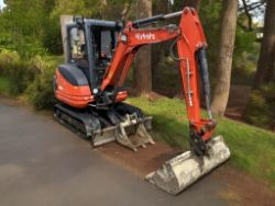 2016 KUBOTA KX61-3 MINI EXCAVATOR