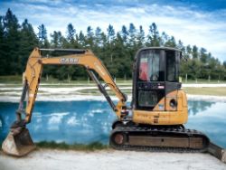 CASE CX50B MINI EXCAVATOR - 2015