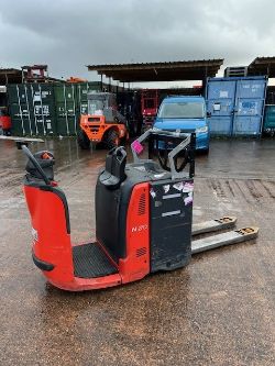 LINDE N20V RIDE-ON POWERED PALLET TRUCK 2015