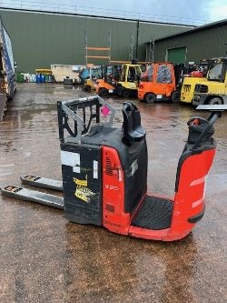 LINDE N20V RIDE-ON POWERED PALLET TRUCK 2015